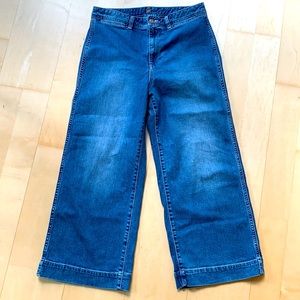 Gap High Rise Wide-Leg Crop Jeans